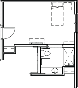 voyage senior living the anchor 1 bed floorplan