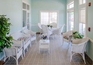 voyage senior living herrin assisted living sunroom